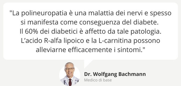 Acido R-alfa lipoico e L-carnitina contro polineuropatia sintomi