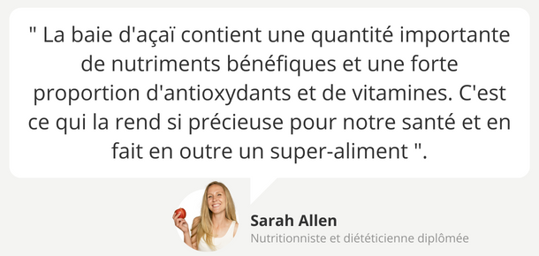 Avis d'expert : Acai