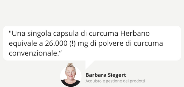 Suggerimenti esperti: efficacia curcuma Herbano