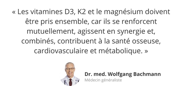 Avis d'expert : Pack de Vitamines D3,K2 et magnesium