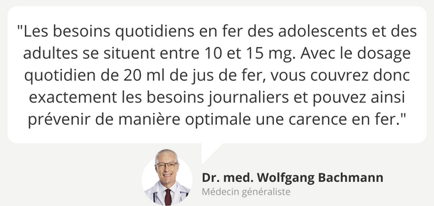 Avis d'expert : Fer Plus -Élixir aux herbes