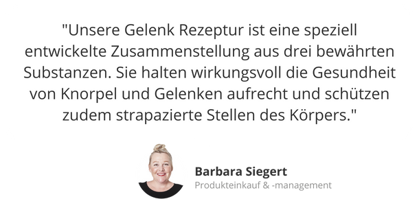 Experten-Tipp: Gelenk Rezeptur