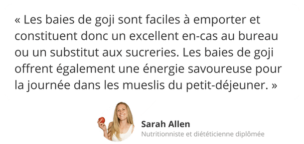 Avis d'expert : Baies de goji bio