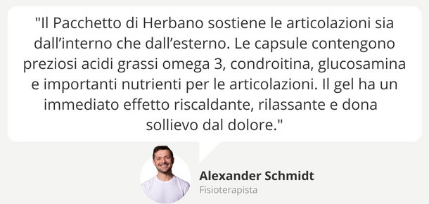 Pacchetto per le Articolazioni efficacia