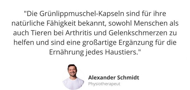 Experten-Tipp: Grünlippmuschelextrakt für Tiere