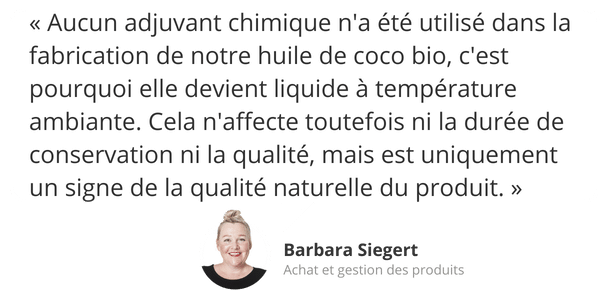 Avis d'expert : Huile de coco bio