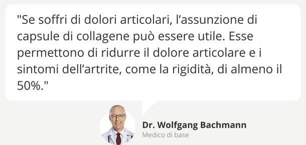 Collagene per le articolazioni