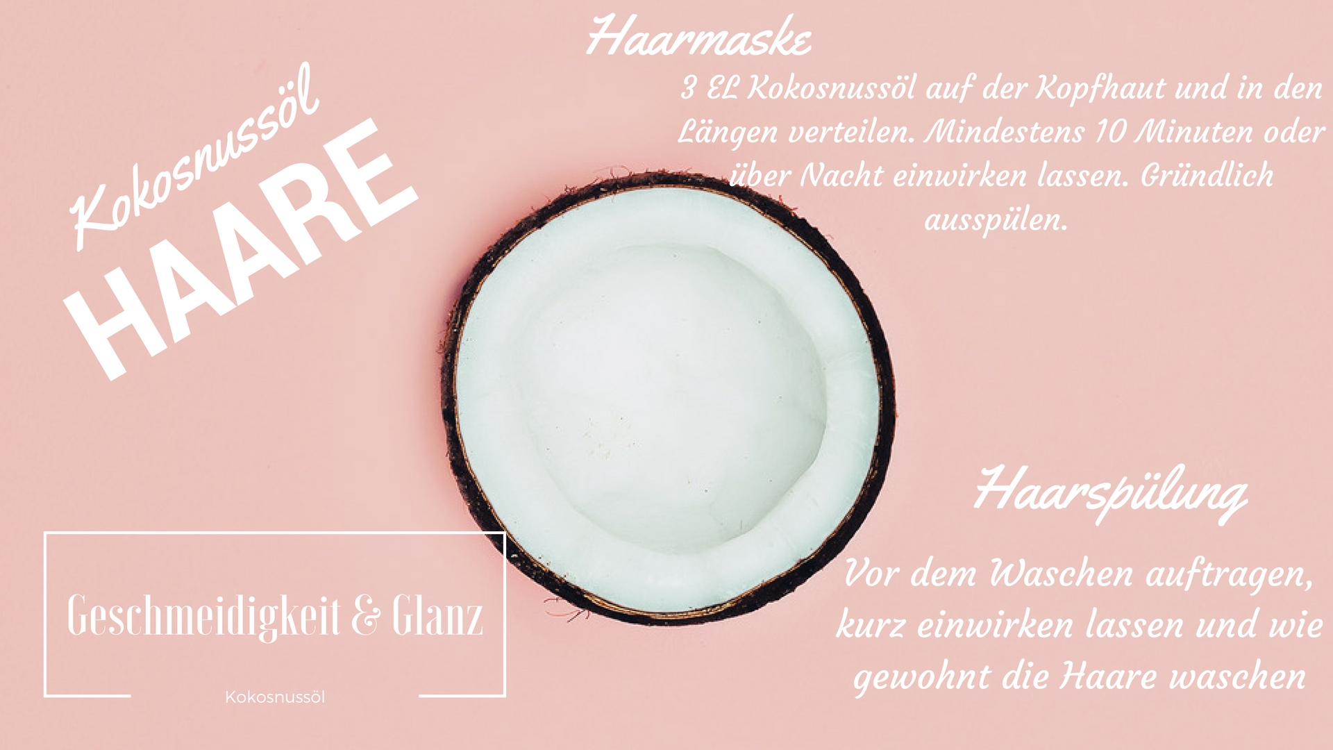 Kokosnussöl für die Haare