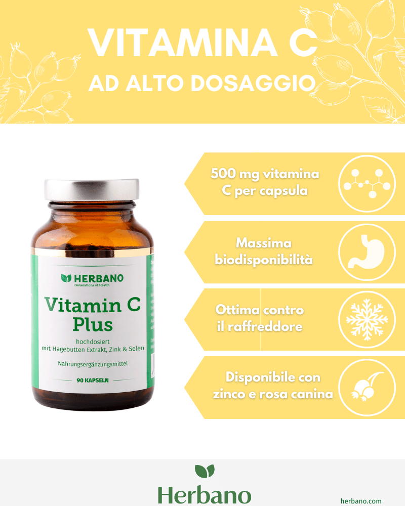 Vitamina C benefici