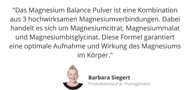 Experten-Tipp: Magnesium Balance Pulver