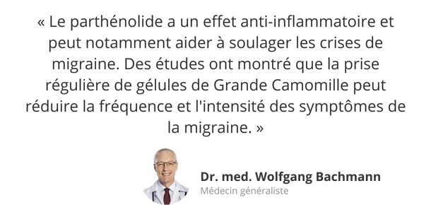 Conseil d'expert : Gélules de la grande camomille