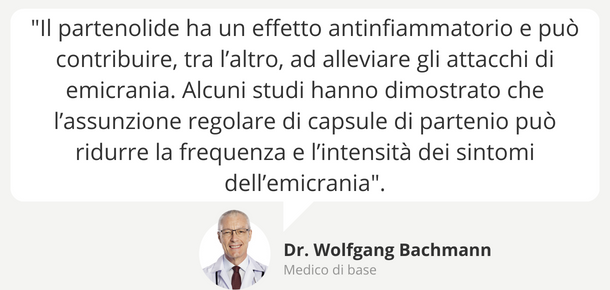 Suggerimenti esperti: partenio contro emicrania