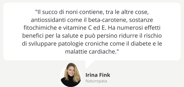 Suggerimenti esperti: succo di noni proprietà