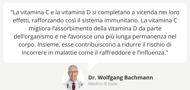 Vitamina C e vitamina D contro influenza e raffreddore