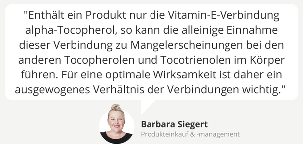 Experten-Tipp: Vitamin E Komplex