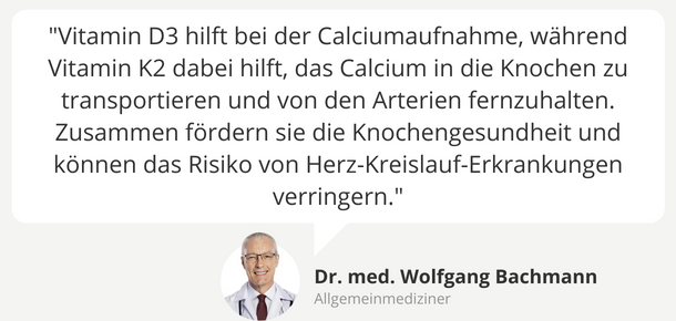 Experten-Tipp: Vitamin D3 und K2 im Set