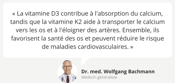 Avis d'expert : Pacl de vitamine d3 et vitamine K2