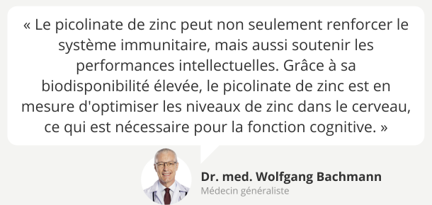 Avis d'expert : Picolinate de zinc