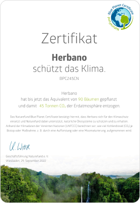 Blue Planet Certificate